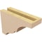 Ekena Millwork 3"W x 9"D x 6"H Classic Asheboro Rough Cedar Woodgrain TimberThane Corbel, Primed Tan CORUR03X09X06ASHRCPR - alternate 2